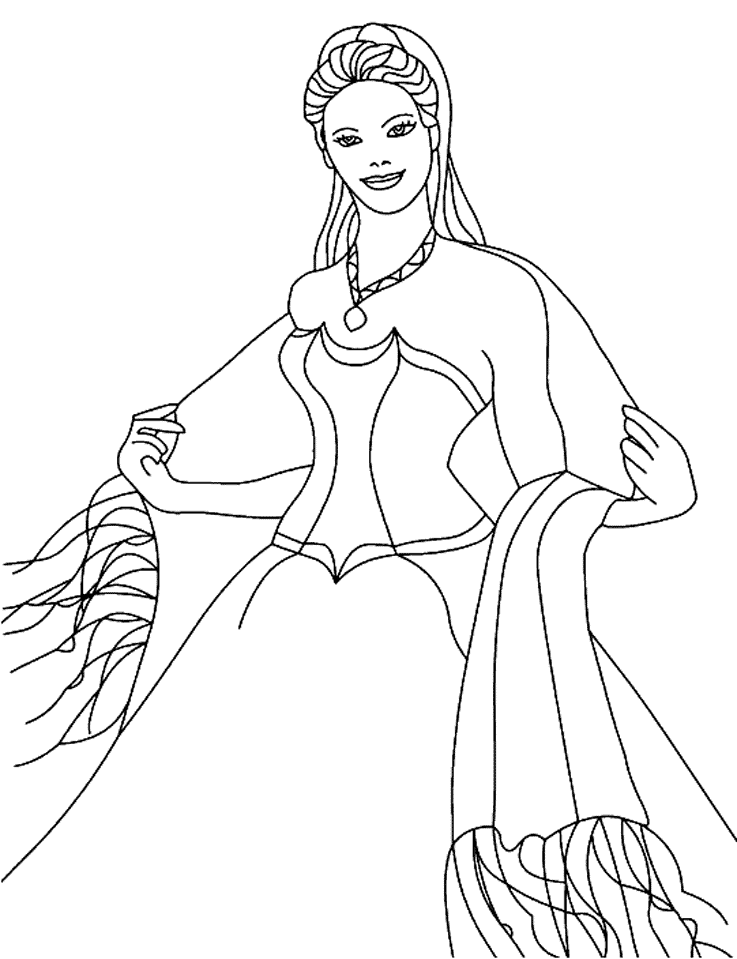 Prince and princess coloring pages