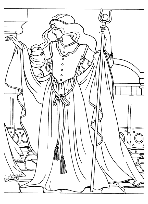 Princess coloring pages