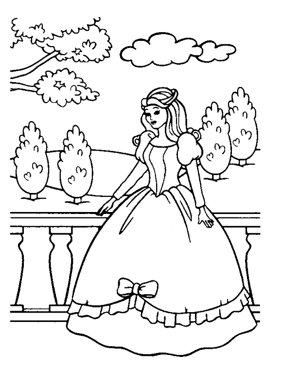 Princess coloring pages