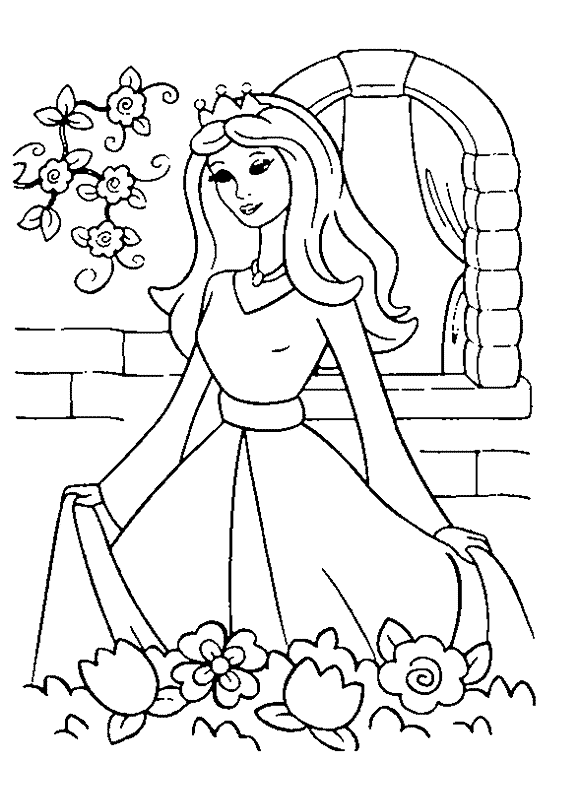 Princess coloring pages