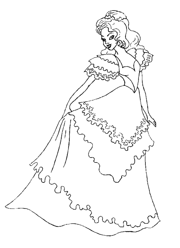 Princess coloring pages