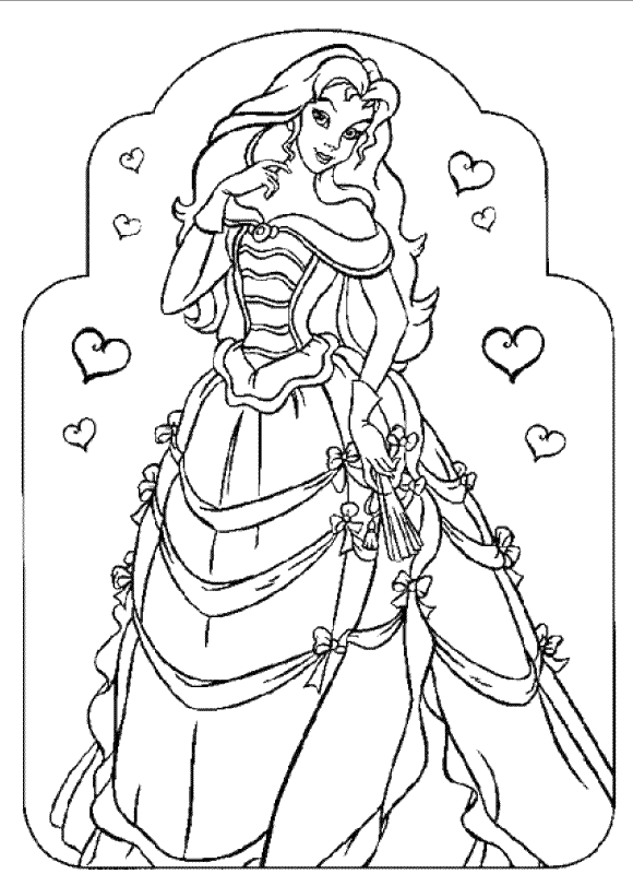 Princess coloring pages