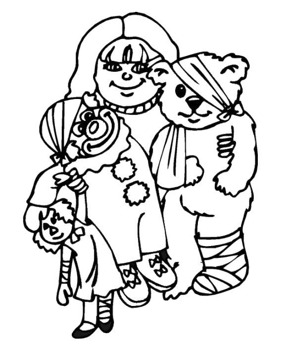 Sick coloring pages