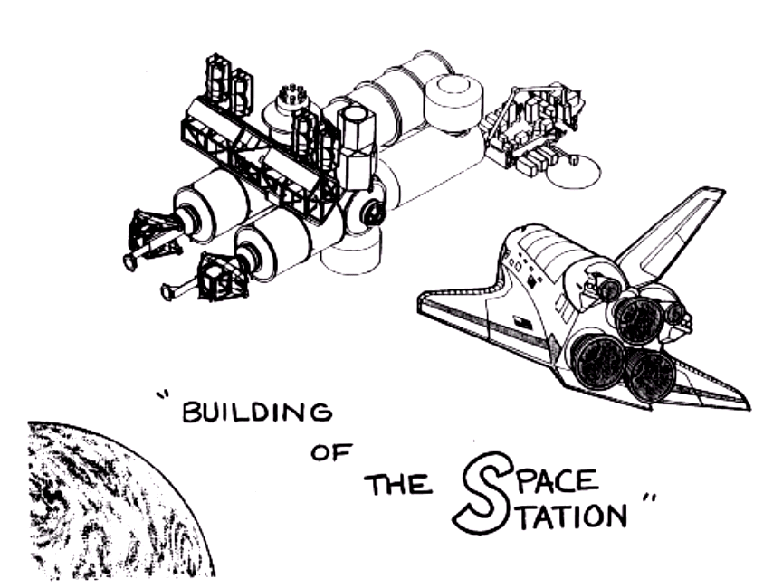 Space coloring pages