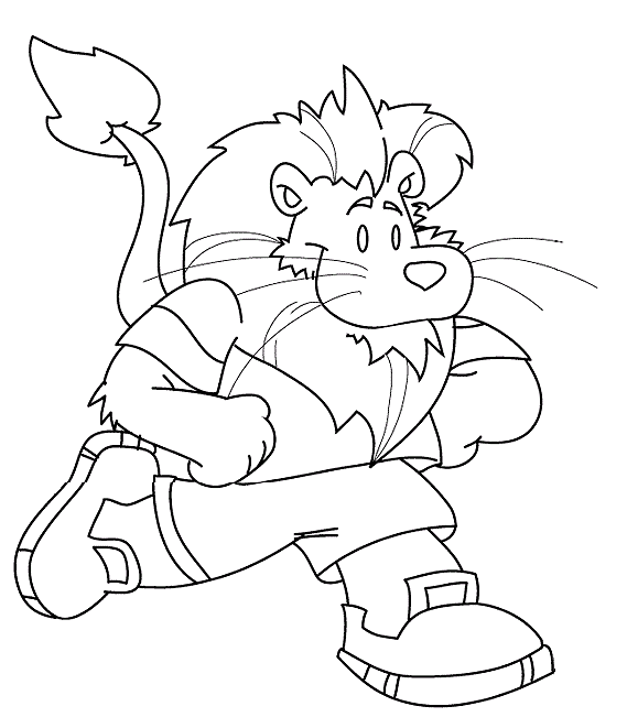 Sport coloring pages