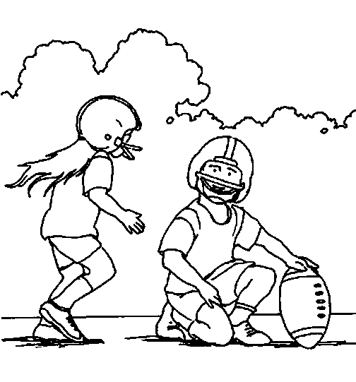 Sport coloring pages