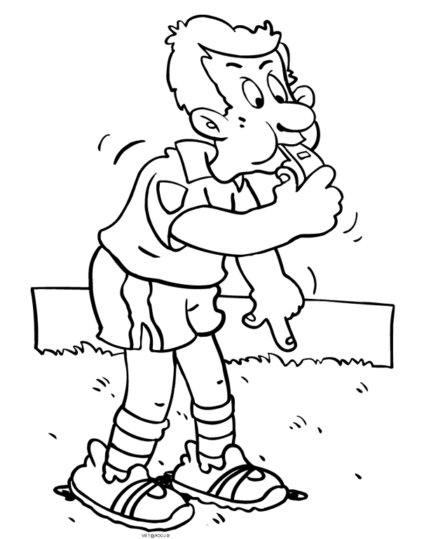 Sport coloring pages