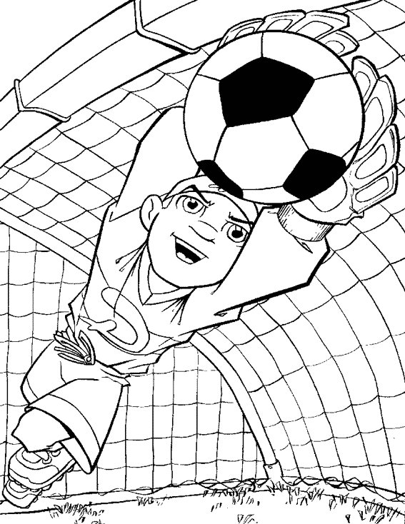 Sport coloring pages