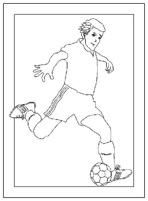 Sport coloring pages