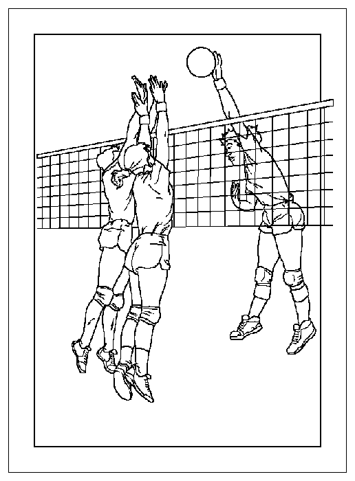 Sport coloring pages