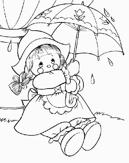 Spring coloring pages