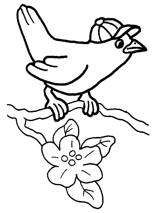 Spring coloring pages