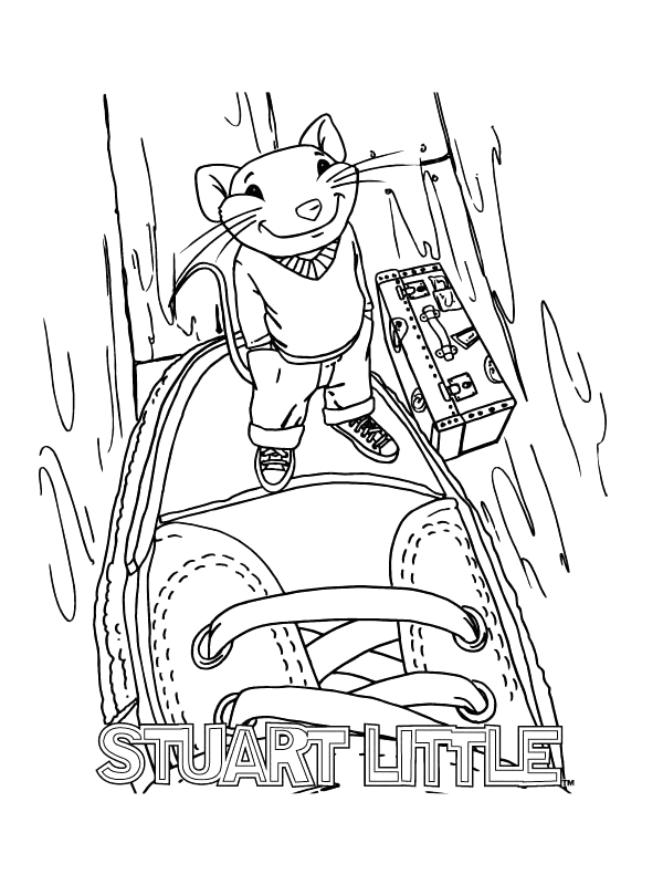 Stuart little coloring pages