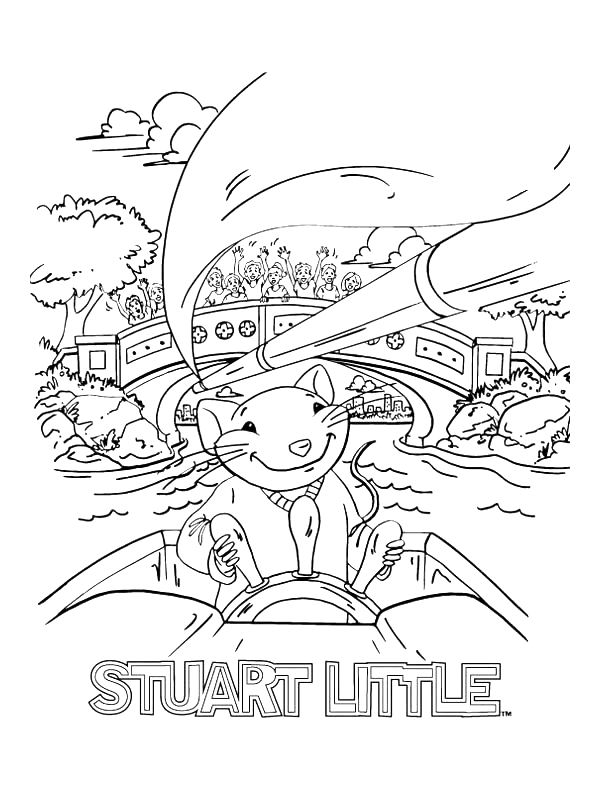 Stuart little coloring pages