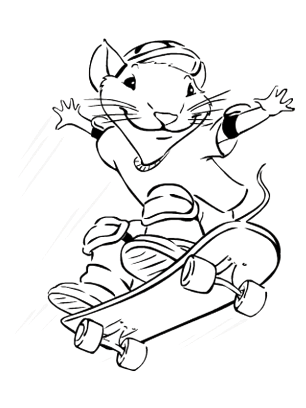 Stuart little coloring pages