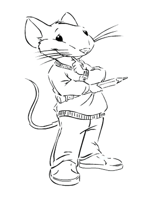 Stuart little coloring pages