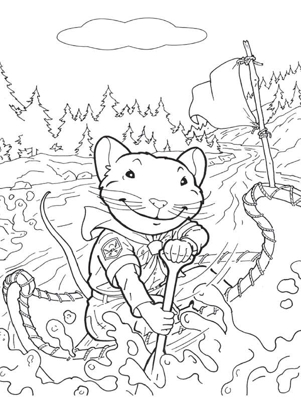 Stuart little coloring pages