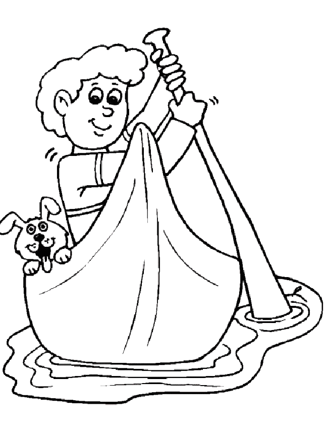 Summer holiday coloring pages