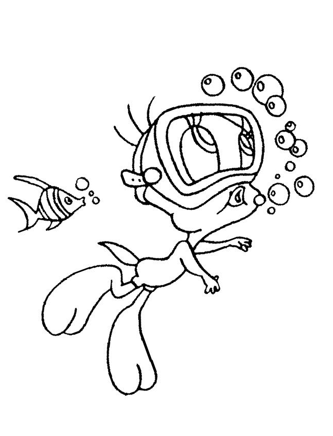 Summer Holiday Coloring Page Picgifs Com