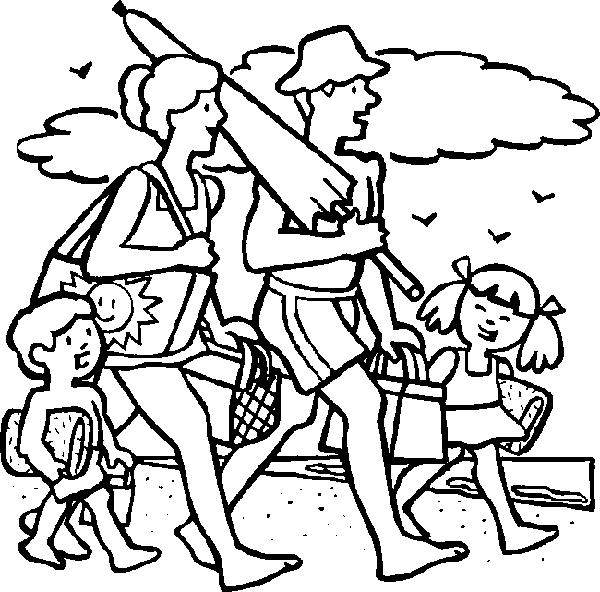 Summer coloring pages