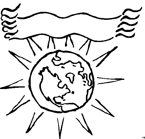 Sun coloring pages