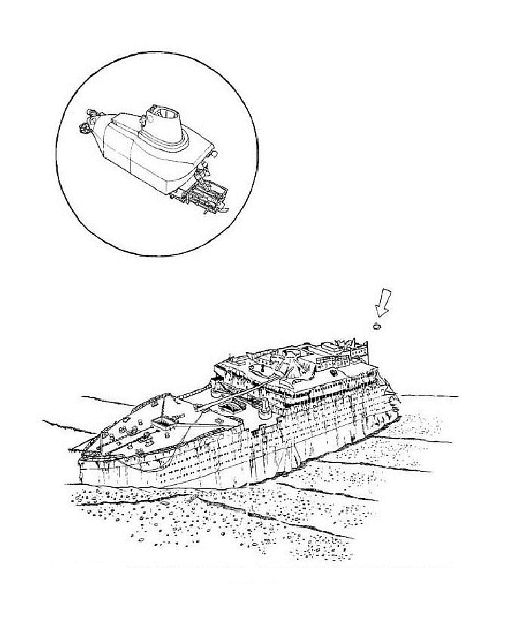 Titanic coloring pages