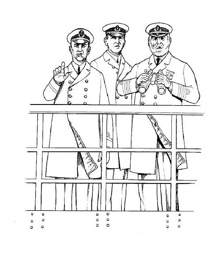 Titanic coloring pages