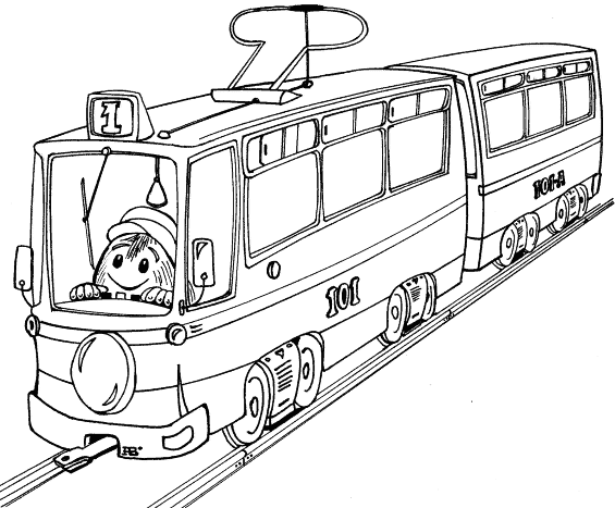 Train coloring pages