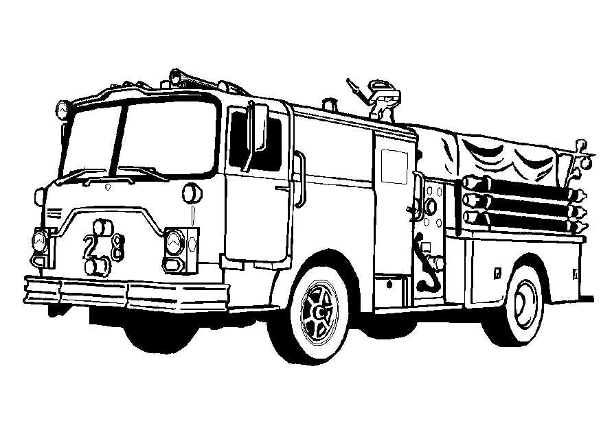 Truck coloring pages