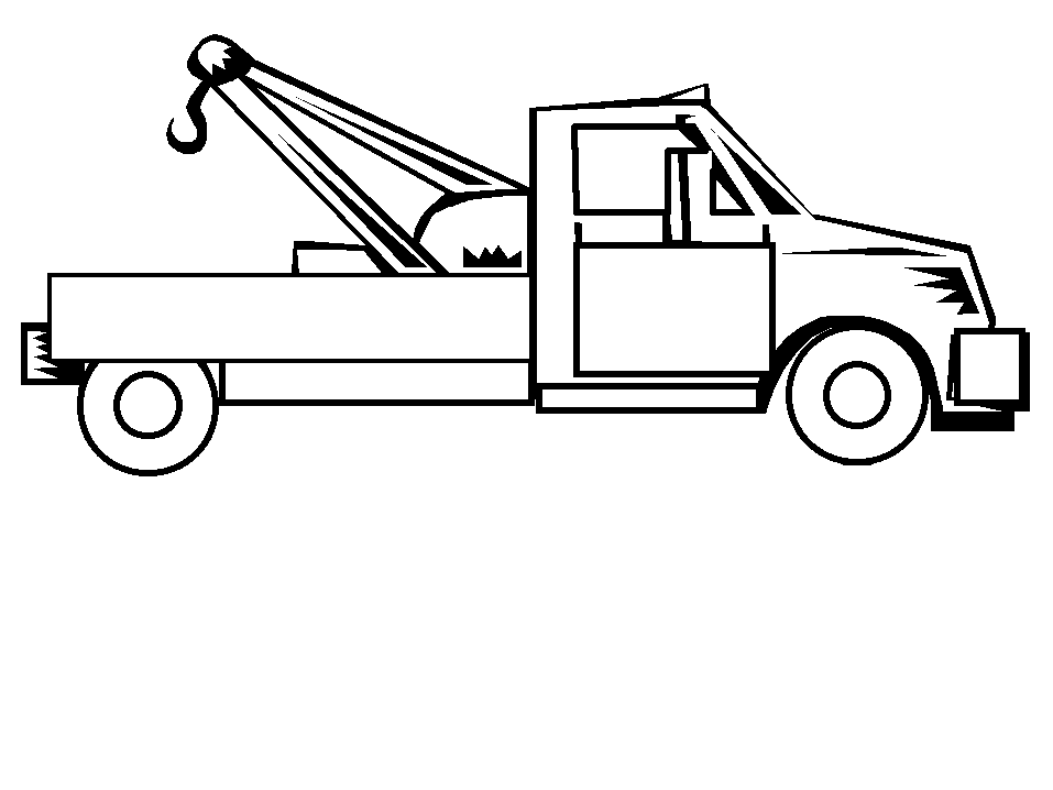 Truck coloring pages