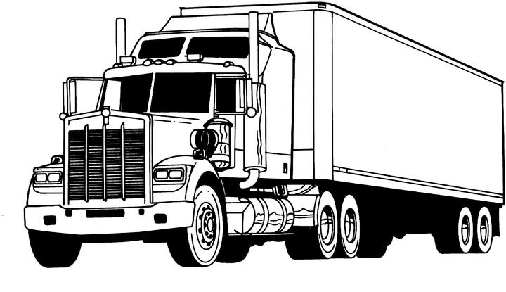 Truck coloring pages