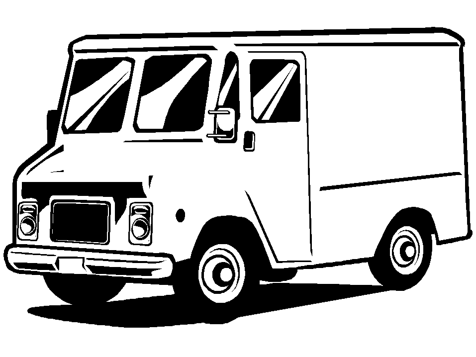 Truck coloring pages