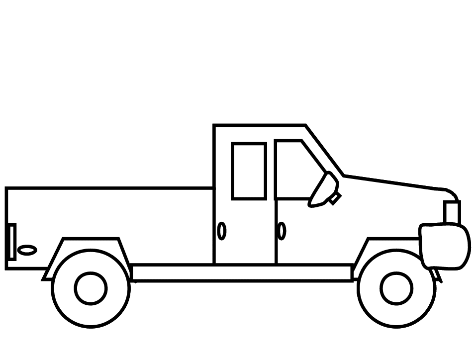 Truck coloring pages