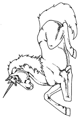 Unicorn coloring pages