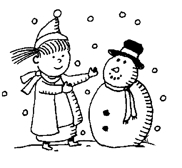 Winter coloring pages