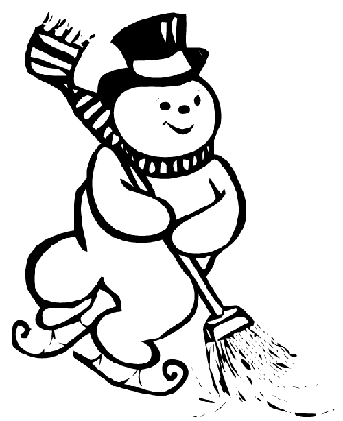 Winter coloring pages