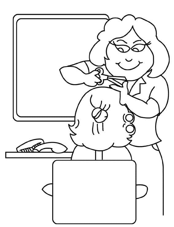 Work coloring pages