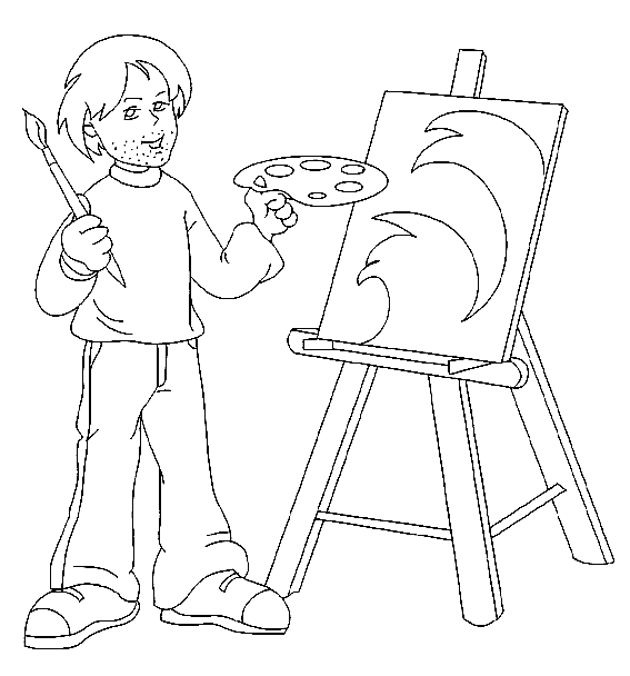 Work coloring pages