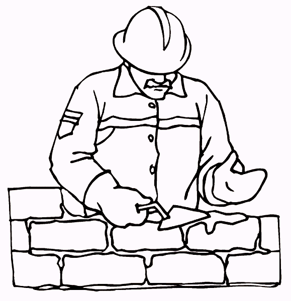 Work coloring pages