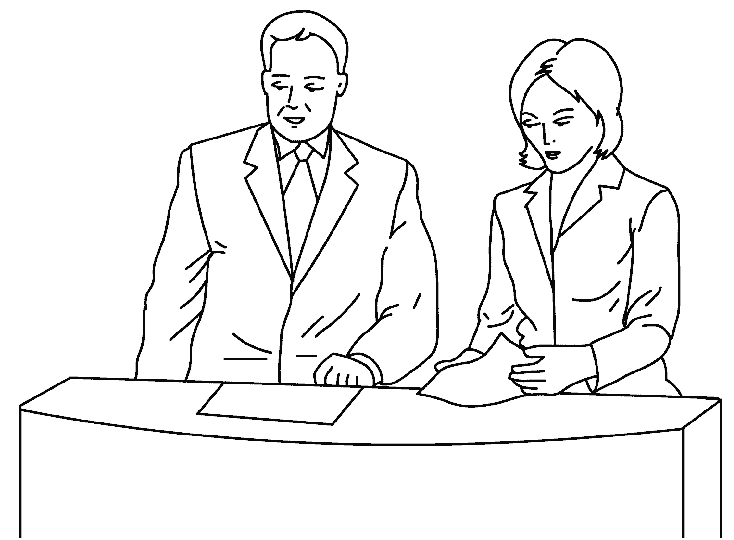 Work coloring pages