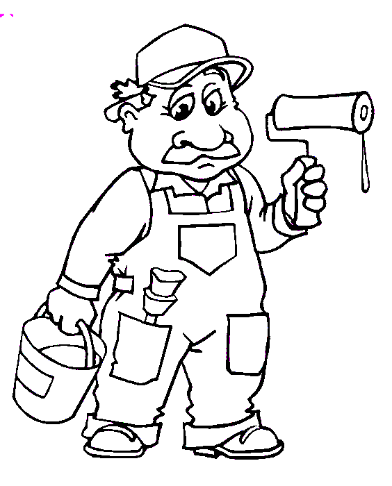 Work coloring pages