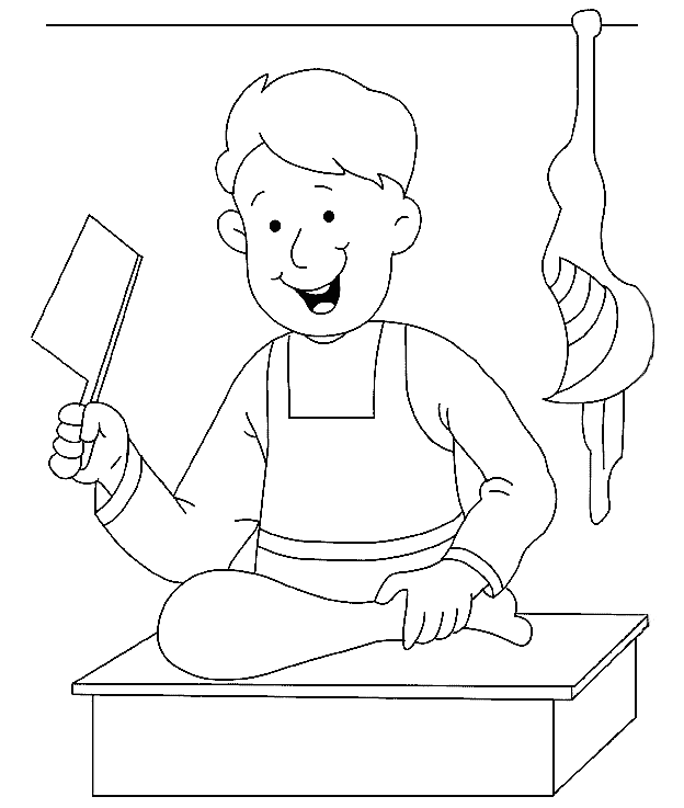 Work coloring pages