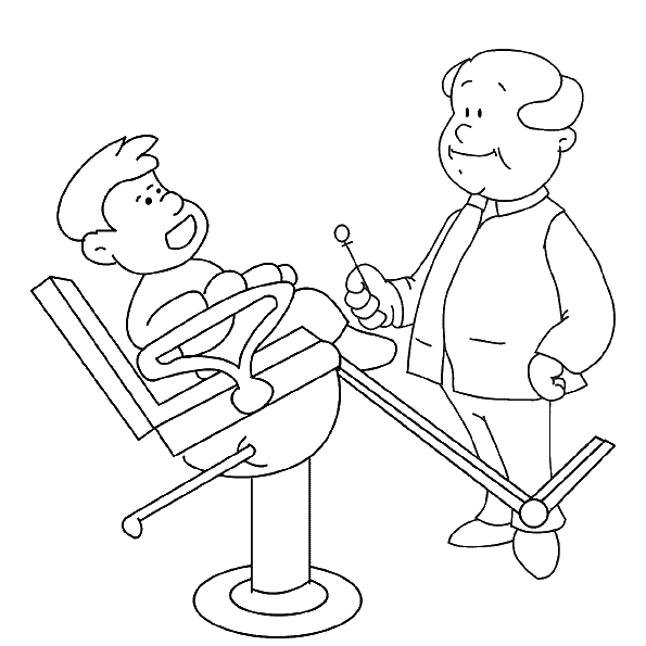 Work coloring pages