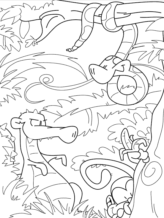 Zoo coloring pages