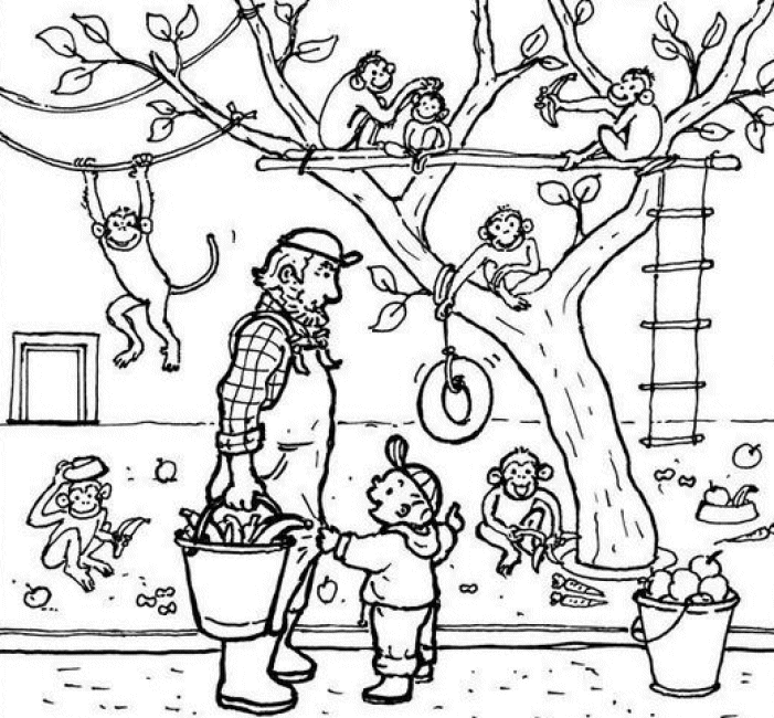 Zoo coloring pages