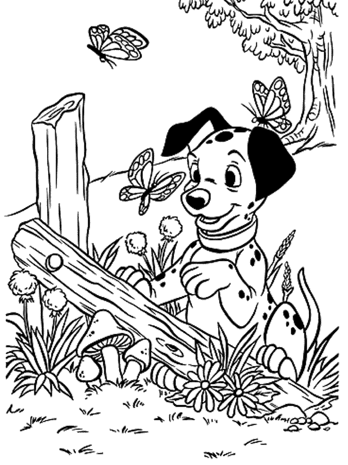 101 dalmatians coloring pages