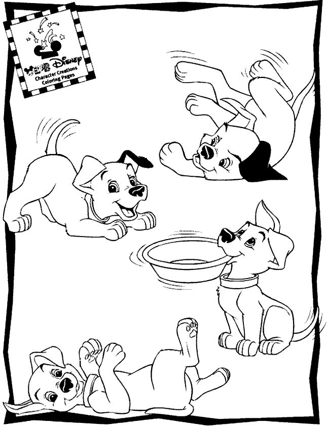 101 dalmatians coloring pages