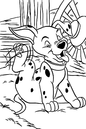 101 dalmatians coloring pages