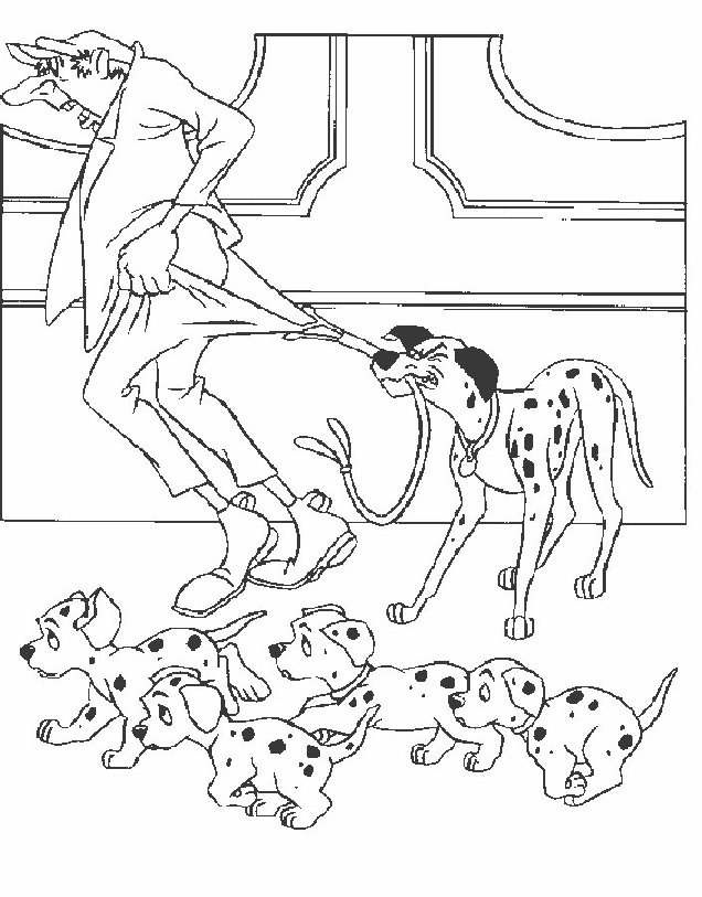 101 dalmatians coloring pages