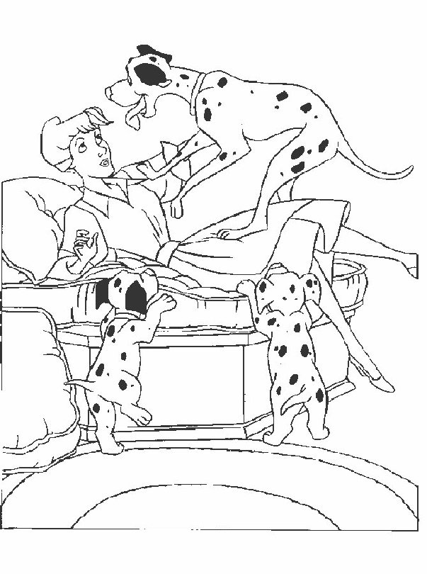 101 dalmatians coloring pages